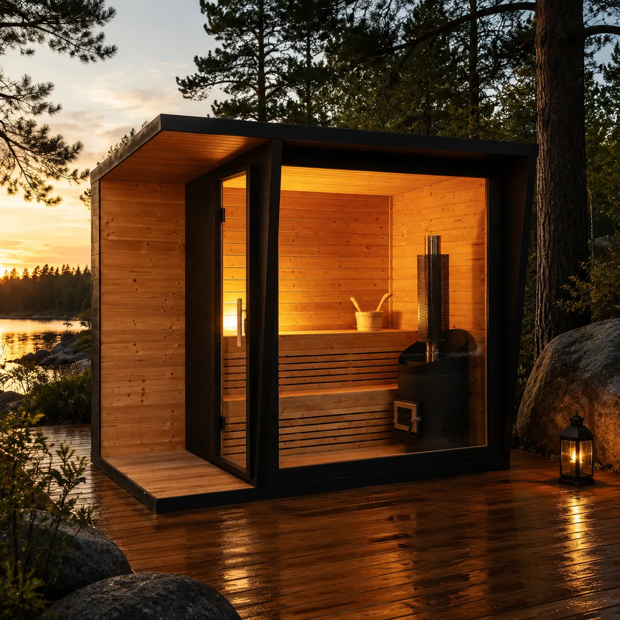 Sipher SIP-SQ outdoor sauna