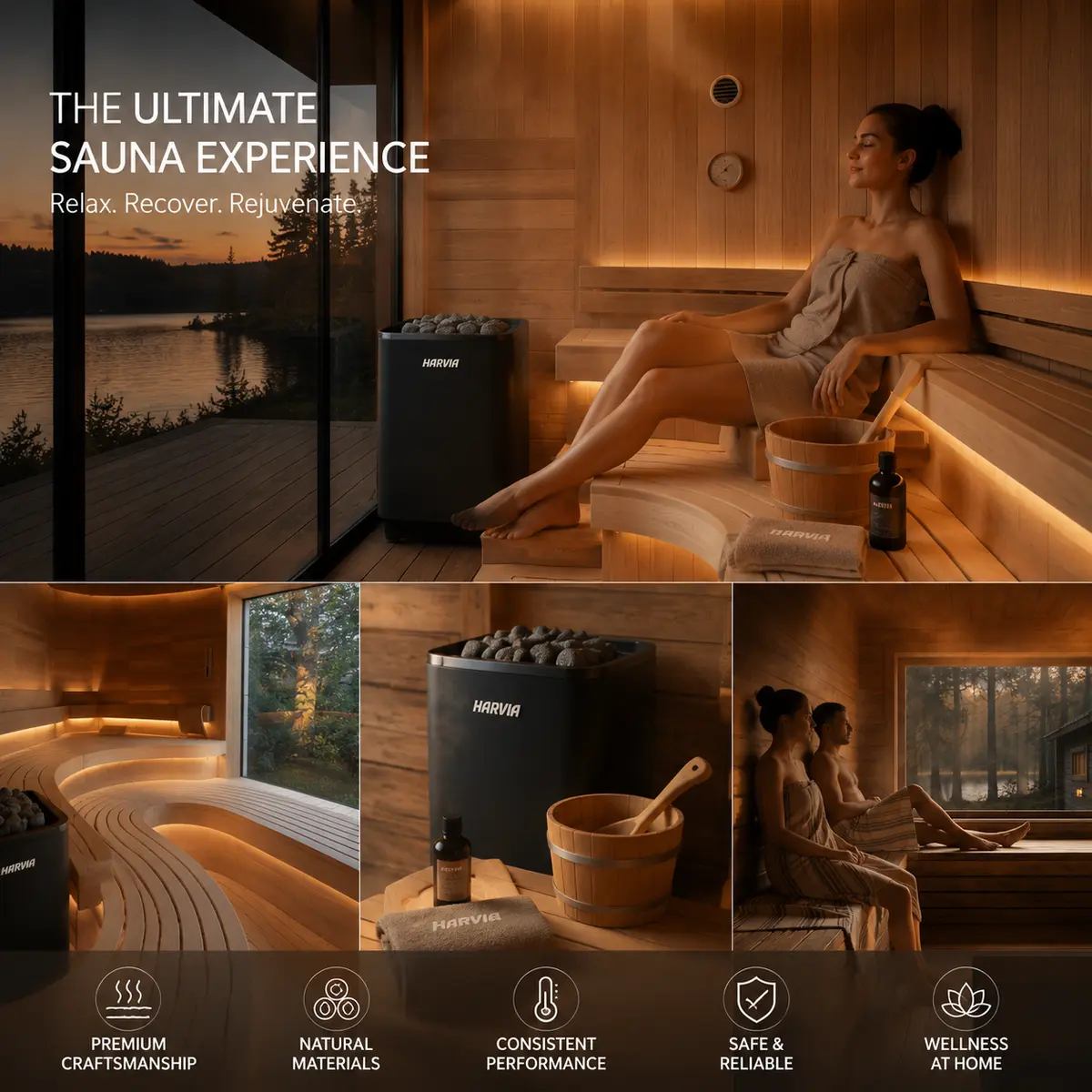 Custom sauna interior